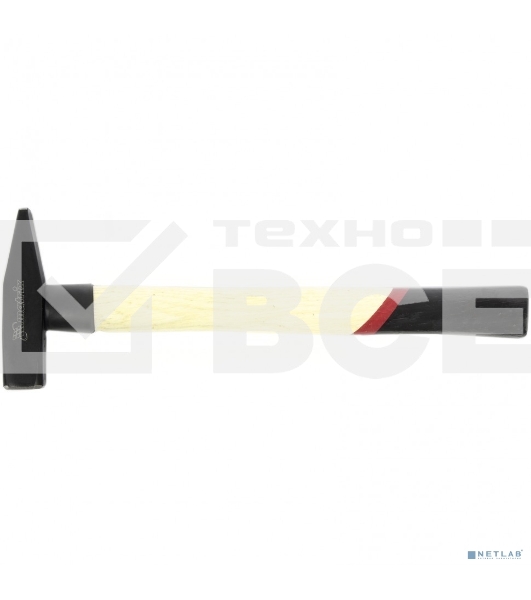 Молоток слесарный Matrix, 300 г, квадратный боек, деревянная рукоятка