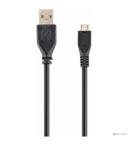 Кабель Filum USB 2.0 Pro, 1 м., черный, 2A, разъемы: USB A male- USB micro B male, пакет. (FL-CPro-U2-AM-microBM-1M)