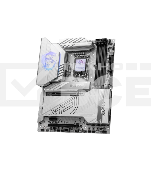 Материнская плата MSI MPG Z890 EDGE TI WIFI, LGA 1851, Intel Z890, 4xDDR5, 4xSATA, 5xM.2, 1xPCIe 5.0 x16, 1xPCIe 4.0 x4, 1xPCIe x1, 1xHDMI, 1x5Gb LAN, 1xUSB-A 2.0, 4xUSB-A 3.2 Gen 1, 4xUSB-A 3.2 Gen 2, 1xUSB-C 3.2 Gen 2, 2xUSB-C TB4, 2x3.5 мм, 7.1, ATX
