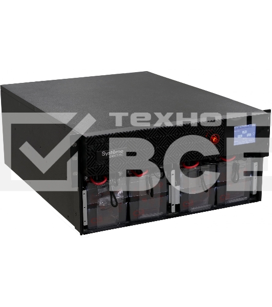 Источник бесперебойного питания Systeme Electriс SRT SRTSE5KRTXLIEC-NC 5000Вт 5000ВА черный