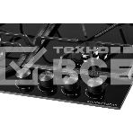 Газовая варочная поверхность Kuppersberg FG 62 B Газовая варочная поверхность, закаленное стекло, ширина 60 см, 4 газовые конфорки, WOK конфорка(3,8 кВт), автоподжиг, газ-контроль, чугунные решетки, цвет черный, фото2