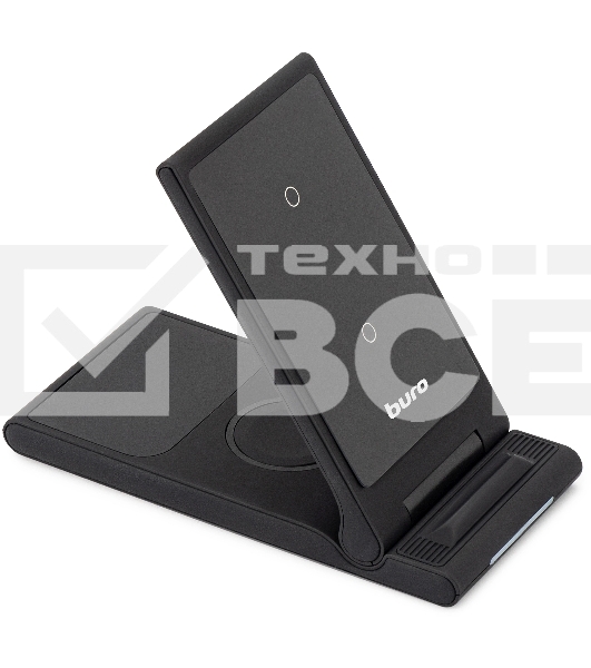 Беспроводное зарядное устройство Buro CWC-QC5 15W 3A (QI) USB-C универсальное черный
