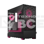 Компьютерный корпус без блока питания Fractal Design Pop Air RGb Magenta Core TG Clear Tint, Midi-Tower, 3x120мм RGb, 2xUSB-A 3.2 ATX, mATX, mITX черный/магента, фото22