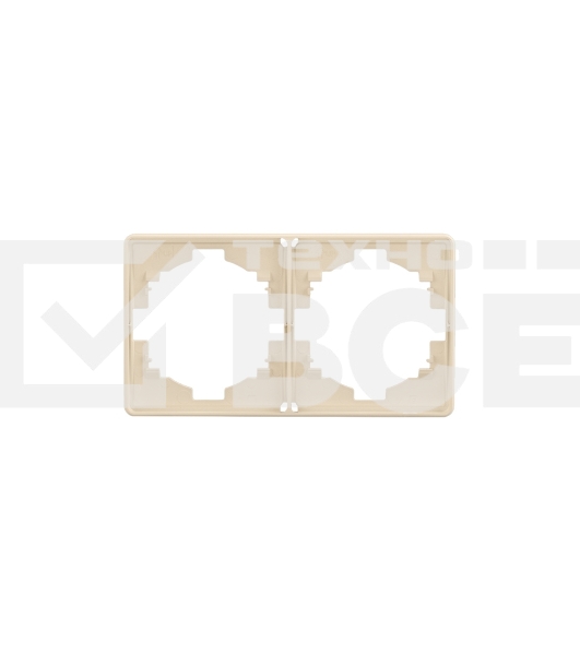 Рамка KRANZ ROUND 2-постовая шелк