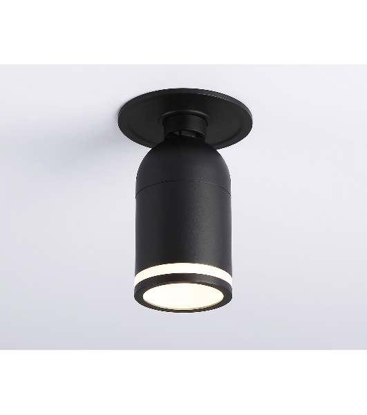 Светильник Ambrella light TA1273 SBK/FR черный песок/белый матовый MR16 GU5.3 D55*136