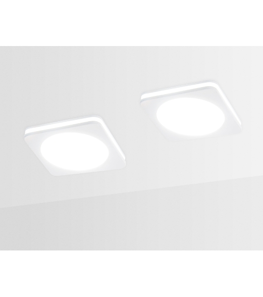 Светильник Ambrella light TN141 WH белый LED 4200K 7W 80*80*30