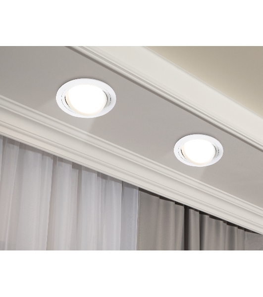 Светильник Ambrella light TN51911 WH белый GX53 max 12W D115*23
