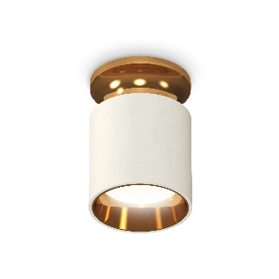 Светильник Ambrella Light XS6301181 SWH/PYG белый песок/золото желтое полированное MR16 GU5.3 (N6905, C6301, N6113)