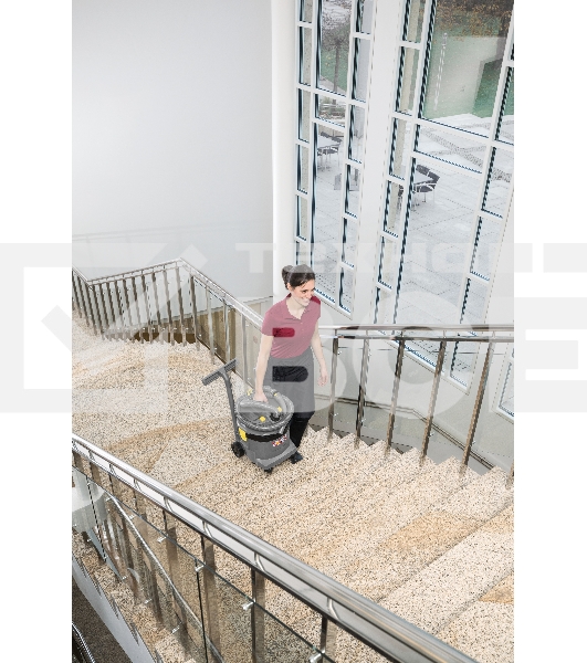 Пылесос Karcher NT 22/1 Ap L серый, 1300 Вт, уборка влажная и сухая, пылесборник мешок 22 л
