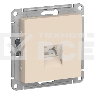Механизм розетки компьютерной ATLAS DESIGN RJ45 беж. SchE ATN000283