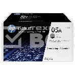 Картридж лазерный комплект HP CE505D черный для LJ P2055/P2035/P2050 (2 упак. х 2300 стр.), фото3