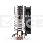Кулер для процессора ExeGate Wizard EXX400V2-PWM.FRGB серебристый, 120 мм, алюминий/медь, 2400 об/мин, 24 дБ, 4 pin, 140 Вт, 155 мм, фото6