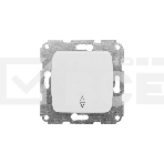 Переключатель DEA 1кл прох. с/у 10А мех. Бел Kranz, фото2