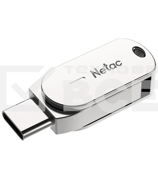 Флеш диск Netac USB Drive U785C USB3.0+TypeC 64GB, retail version