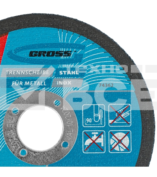 Круг отрезной по металлу Gross SWA60TBF 115х1.2х22.2мм 74362
