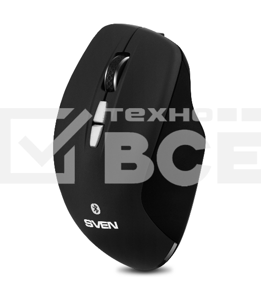Мышь беспроводная SVEN RX-590SW черный, 1600 dpi, радиоканал, Bluetooth, USB, кнопки - 7