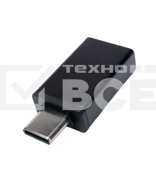 Переходник USB3.0 Гарнизон GCC-A-USB3-CMAF, Type-C(M)/AF, с поддержкой OTG, черн, пакет