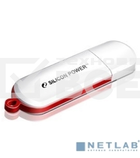 Флешка USB Silicon Power 8Gb LuxMini 320 SP008GBUF2320V1W USB2.0 белый