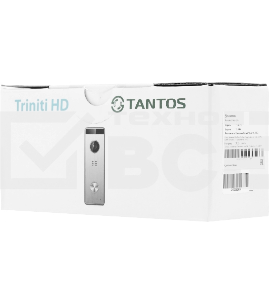 Видеопанель Tantos Triniti HD CMOS цвет панели: серебристый