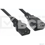 Кабель питания Filum FL-PC-C13/C14-C3-3.0-BK ПВС-АП 3x1.5 С13 - C14, 220/250В, 10А, чёрный, 3м, фото 1