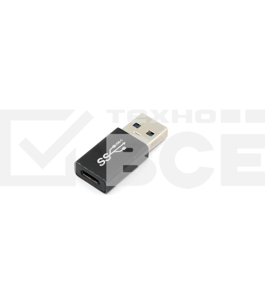 Переходник USB Type A папа на Type-C мама