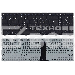 Клавиатура для ноутбука DNS Clevo WA50SFQ широкий Enter черный, фото 1