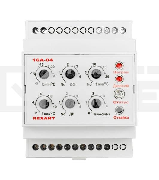 Терморегулятор Rexant TermoStat 16A-04 (на DIN-рейку) 51-0829