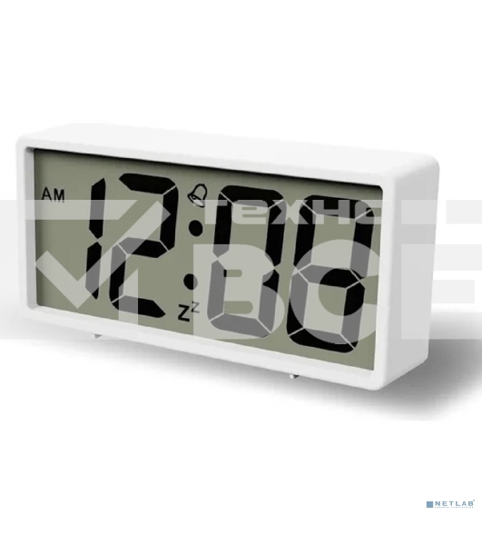 Часы-будильник Perfeo 'Tablo', белый, (PF-S6118)