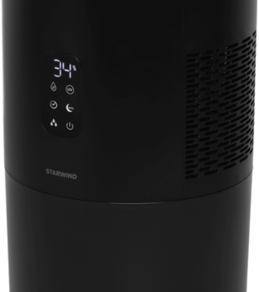 Мойка воздуха Starwind SAW5530 черный, 40 м², 4.5 л, фильтрация, ароматизация