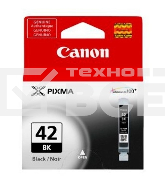 Картридж струйный CLI-42 BK (6384B001) для Canon PIXMA PRO-100, Чёрный, 900стр.