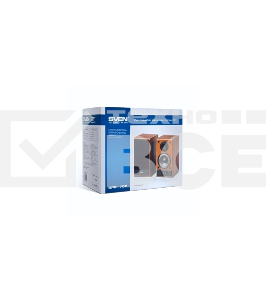 Колонки Sven SPS-702 2.0 коричневый/орех 40Вт