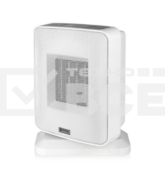 Тепловентилятор Vitek VT-2052 GY, серый, 1500 Вт, 20 м2, электронный термостат