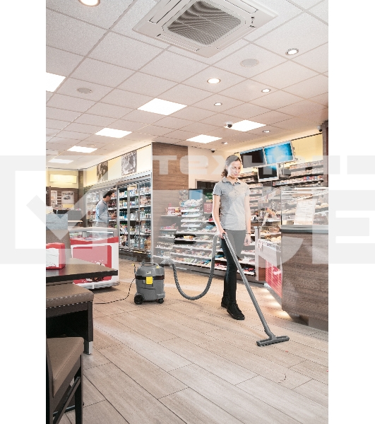Пылесос Karcher NT 22/1 Ap L серый, 1300 Вт, уборка влажная и сухая, пылесборник мешок 22 л