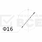 Индикатор Ø16 220V желтый Rexant, фото2