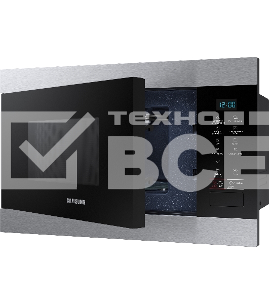 Микроволновая печь 22L GRILL MG22M8074AT/BW Samsung, встраиваемая