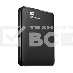 Внешний жесткий диск HDD WD 1Tb Original USB 3.0 WDBUZG0010BBK-WESN Elements Portable 2.5