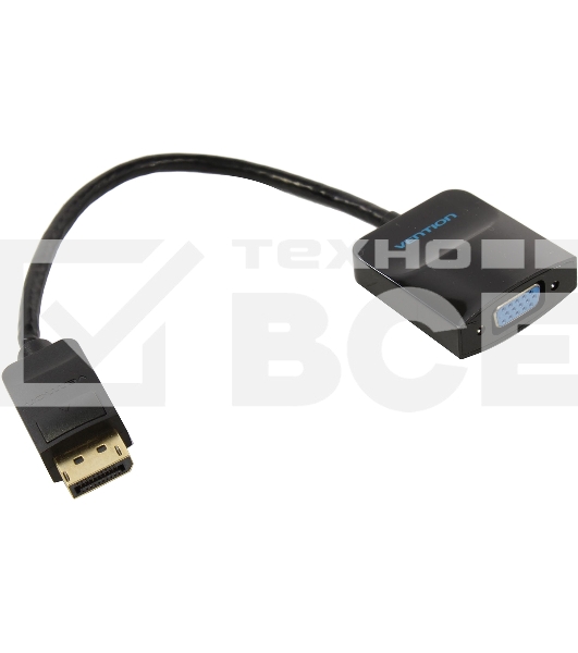 Адаптер-переходник Vention DisplayPort 20M > VGA 15F