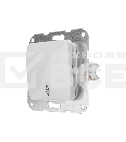 Переключатель DEA 1кл прох. с/у 10А мех. Бел Kranz