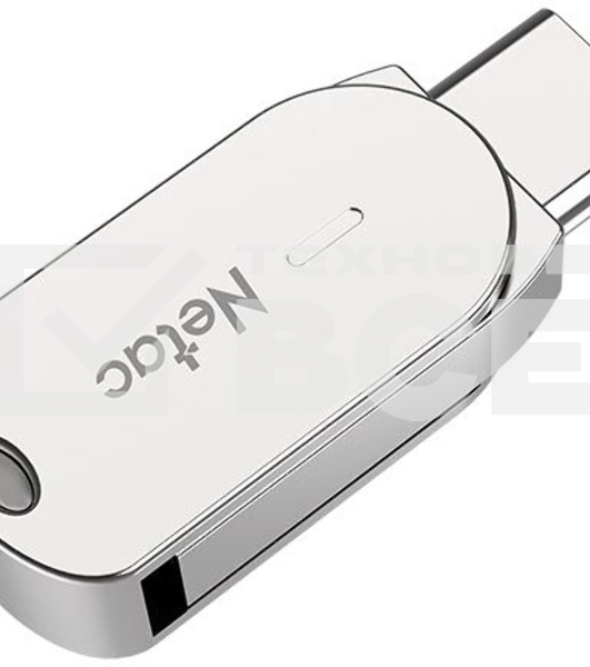 Флеш диск Netac USB Drive U785C USB3.0+TypeC 64GB, retail version