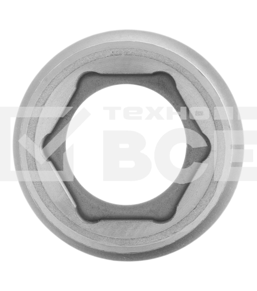 Головка торцевая, 13 мм, 6-гранная, CrV, под квадрат 1/2