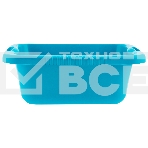 Таз пластмассовый прямоугольный 25 л, бирюзовый, HomePalisad, фото4