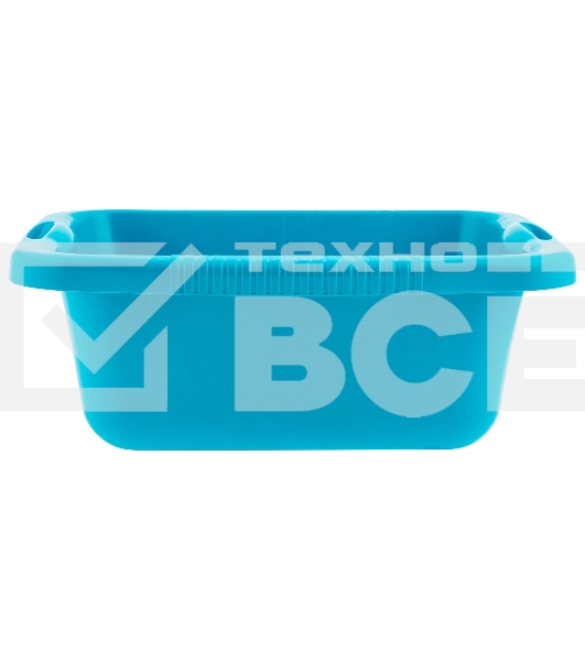 Таз пластмассовый прямоугольный 25 л, бирюзовый, HomePalisad