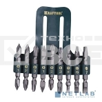 Набор KRAFTOOL Биты двухсторонние, в пласт. держателе, Cr-V, 9 предметов, фото2