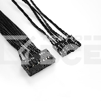 Компьютерный корпус Miditower ExeGate AA-440-UNS350 (ATX, БП UNS350 с вент. 12см, 2хUSB, аудио, черный), фото6