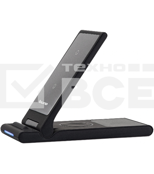 Беспроводное зарядное устройство Buro CWC-QC5 15W 3A (QI) USB-C универсальное черный