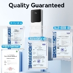 Портативный аккумулятор Vention Power Bank 10000mAh(Micro-USB/C/A/A) со встроенными кабелями 22.5W белый с LED Дисплеем, шт., фото5