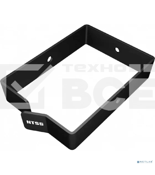 Кабельный органайзер Горизонтальный NTSS NTSS-ORGR-90Х60-BL односторонний кольца