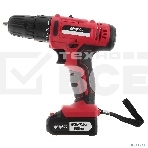 Дрель аккумуляторная Hiper 12В, 30Нм, 2Ач, 2 скорости, 2 акк, Li-ion, БЗП 10мм, кейс, фото3