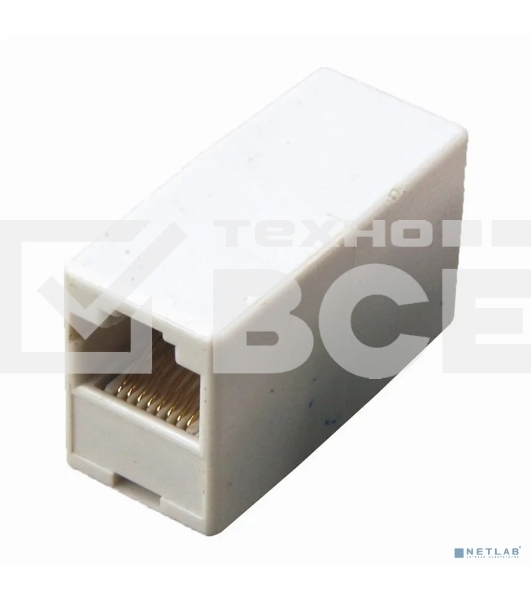 Переходник сетевой LAN, (гнездо 8Р8С (Rj-45) - гнездо 8Р8С (Rj-45)) Rexant