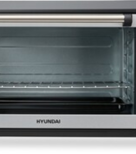 Мини-печь Hyundai MIO-HY075 38л. 2000Вт серебристый/черныйy